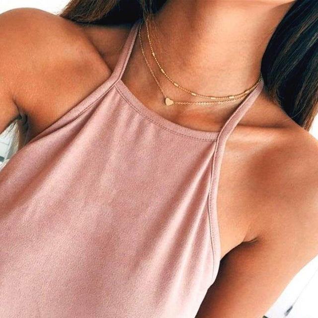 Boho Gold Color Star Pendant necklace For Girl chain necklaces for women  Kolye Bijoux Collares Mujer gargantilha Collier Femme