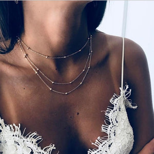 Boho Gold Color Star Pendant necklace For Girl chain necklaces for women  Kolye Bijoux Collares Mujer gargantilha Collier Femme