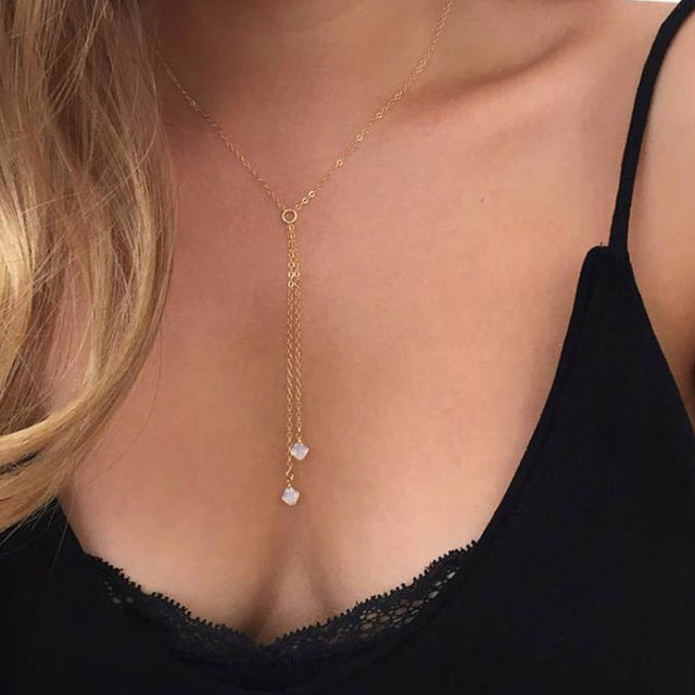 Boho Gold Color Star Pendant necklace For Girl chain necklaces for women  Kolye Bijoux Collares Mujer gargantilha Collier Femme