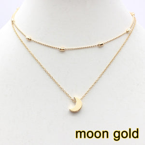 2019 Simple Love Heart Choker Necklace For Women Multi Layer Beads Chocker collar ras du cou collier femme Statement jewelry