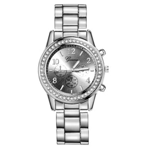 Women's Watches Geneva Classic Luxury Rhinestone Watch Women Watches Ladies Fashion Gold Watch Clock Reloj Mujer Montre Femme