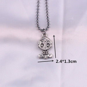 stainless steel beads chains cute rabbit Alien leaf dollars angel necklaces men punk vintage bear necklace women unisex gifts