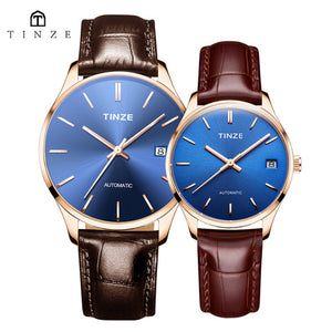 couple watch trending minimalist montre slim mechanical watches for lovers gift Automatic Self-Wind relogio feminino waterproof