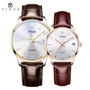 couple watch trending minimalist montre slim mechanical watches for lovers gift Automatic Self-Wind relogio feminino waterproof