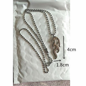 stainless steel beads chains cute rabbit Alien leaf dollars angel necklaces men punk vintage bear necklace women unisex gifts