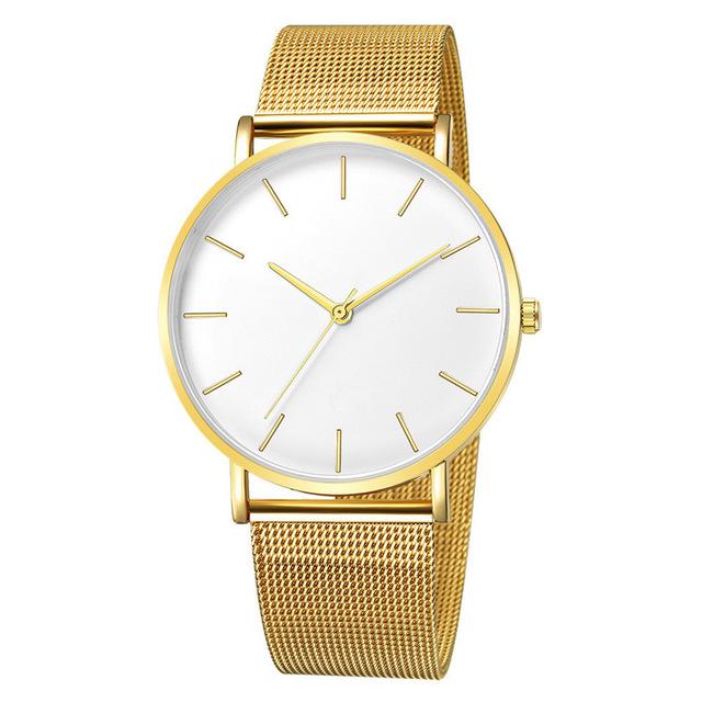 2019 Simplicity Modern Quartz Watch Women Mesh Stainless Steel Bracelet High Quality Casual Wrist For Woman Montre Femme Q30