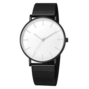 Fashion Reloj Mujer Quartz Watch Simple Montre Femme Women Mesh Stainless Steel Bracelet Casual Wrist Watch Metal Hours Relogio