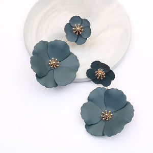 Boho Cute Flower Earrings for Women Korean Jewelry Kids Girls Gifts Fashion Stud Earring Boucles D'oreilles Aretes De Mujer 2019