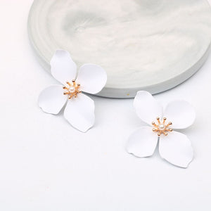 Boho Cute Flower Earrings for Women Korean Jewelry Kids Girls Gifts Fashion Stud Earring Boucles D'oreilles Aretes De Mujer 2019