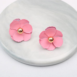 Boho Cute Flower Earrings for Women Korean Jewelry Kids Girls Gifts Fashion Stud Earring Boucles D'oreilles Aretes De Mujer 2019