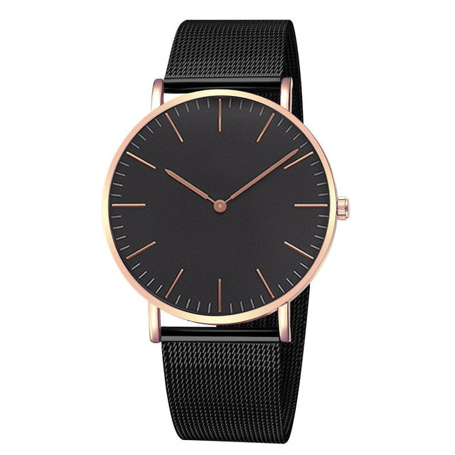 Top Brand Women Watches 38mm Fashion Ultra thin Stainless Steel Ladies Dress Watch Montre Femme Zegarki Damskie Reloj Mujer Gift