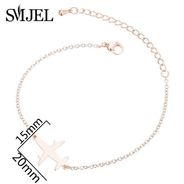 SMJEL Stainless Steel Mickey Bracelets for Women Everyday Jewelry Cute Geometric Charm Bracelet Wave Bracelet Femme Wedding Gift