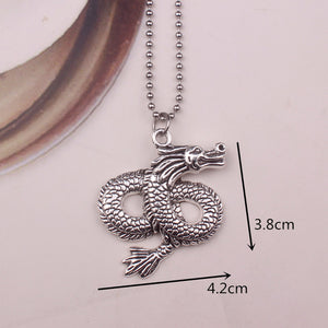 stainless steel beads chains cute rabbit Alien leaf dollars angel necklaces men punk vintage bear necklace women unisex gifts