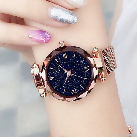 Ladies Watch Women Watch Magnetic Starry Sky Clock Quartz Wristwatch Women Watches reloj mujer relogio feminino Free Shipping