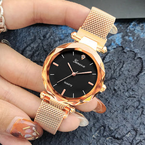 Women's Luxury Swiss Watches In Pink Rose Gold Ladies Stainless Steel Quartz Wrist Watch Montre Femme 2018 Exquisite Ladies