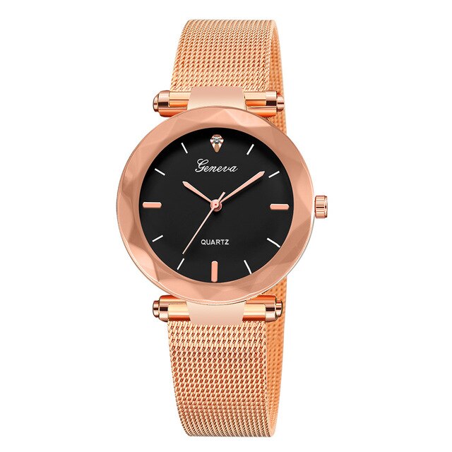 Women's Luxury Swiss Watches In Pink Rose Gold Ladies Stainless Steel Quartz Wrist Watch Montre Femme 2018 Exquisite Ladies