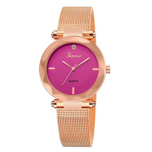 Women's Luxury Swiss Watches In Pink Rose Gold Ladies Stainless Steel Quartz Wrist Watch Montre Femme 2018 Exquisite Ladies