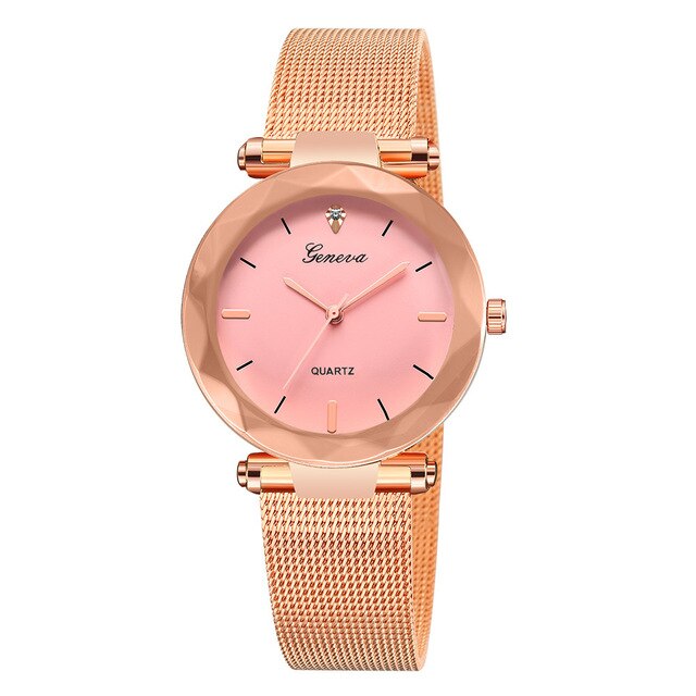 Women's Luxury Swiss Watches In Pink Rose Gold Ladies Stainless Steel Quartz Wrist Watch Montre Femme 2018 Exquisite Ladies