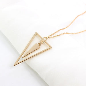 NEW Simple geometric pendant Necklaces winter Necklaces Long Sweater Chain Jewelry choker for Women Chocker collier femme Collar