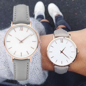 Zegarek Damski Fashion Simple Women Watches Woman Ladies Casual Leather Quartz Watch Female Clock Relogio Feminino Montre Femme