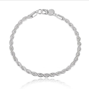 Crazy Feng Elegant Chain Bracelet Silver Color Beads Stars Charm Bracelet For Women Snake Link Chain Bracelet Jewelry Gift