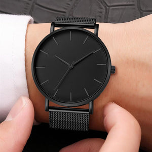 2020 Montre Femme Modern Women Watch Fashion Black Quartz Wristwatch Women Mesh Band Simple Watches Luxury Ladies Reloj Mujer