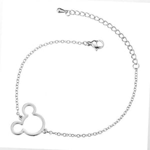 Oly2u Minimalist World Map Charm Bracelets for Women Travel Jewellery Adjustable Wave Bangle Mickey Bracelet bijoux femme