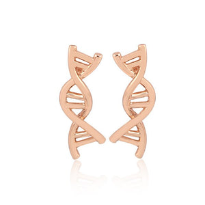 Shuangshuo New Fashion DAN Jewelry earrings for women brincos 2017 DNA science stud Earring boucle d'oreille party gift