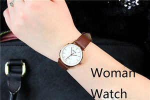 Kezzi Fashion Ultra Thin Quartz Wristwatches Woman Waterproof Leather Couple Watches Casual Lady Watch Relojes Montre Femme