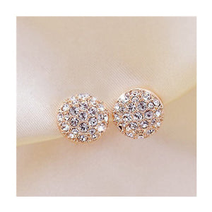 Stud Earrings for Women Female 2017 Boucle d'oreille Crystal Earring Gold Bijoux Jewelry Brincos Mujer