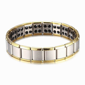 New 4 Color Blue Stainless Steel Chains Health Energy Balance Germanium Magnetic Bracelet For Men Male Bracelets Femme Jewelry