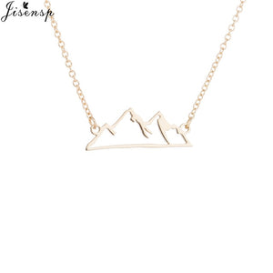 Jisensp Collier Femme Gold Chain Origami Polar Bear Necklace Women Jewelry Geometric Animal Bee Necklace Pendants Collares Gift