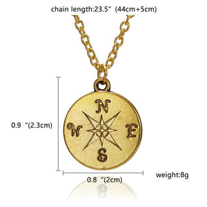 Fashion Gold-color Good Vibes Only Sun Necklaces & Pendants For Women Jewelry