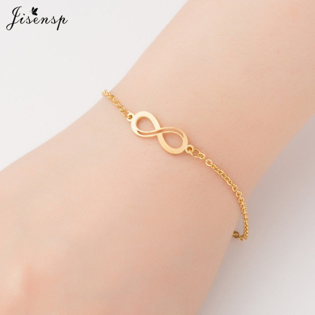 Jisensp Gold Stainless Steel Animal Bracelets for Women Everyday Jewellery Butterfly Charm Bracelet Femme Wedding Gift