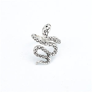 1 Pcs Stereoscopic New Retro Punk Exaggerated Snake Ring Fashion Personality Snake Opening Adjustable Ring Jewelry As GiftR158-6