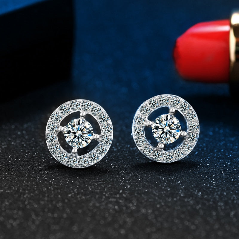 Stud Earrings for Women Female 2018 Boucle d'oreille Crystal Earring Gold Bijoux Jewelry Brincos Mujer Wholesale Jewelry