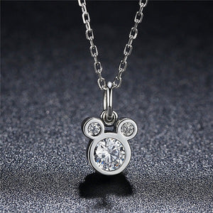 Yiustar Mouse Animal Charms Mickey Bracelets & Bangles Women Jewelries Stainless Steel Cartoon Mouse Christmas Gift bijoux femme