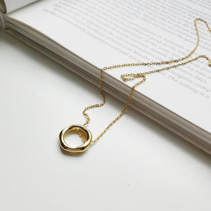 Coin Necklace 925 Silver Choker Kolye Gold Pendant Charm Minimalism Vintage Boho Bijoux Femme Collier Necklace Women Jewelry