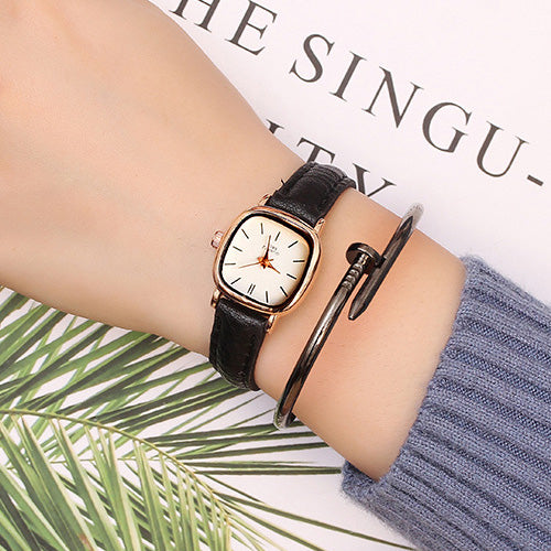 Square Watches Women Wrist Watch Ladies Small Retro Quartz Wristwatches For Woman Clock Female Hours Hodinky Relog Montre Femme