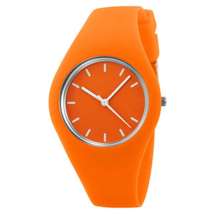 Fashion Band Women Casual quartz watch Men watches Montre Femme Reloj Mujer Silicone Waterproof Clock Sport Wristwatches Relojes