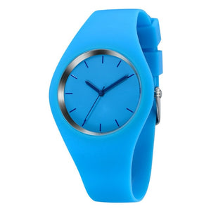 Fashion Band Women Casual quartz watch Men watches Montre Femme Reloj Mujer Silicone Waterproof Clock Sport Wristwatches Relojes