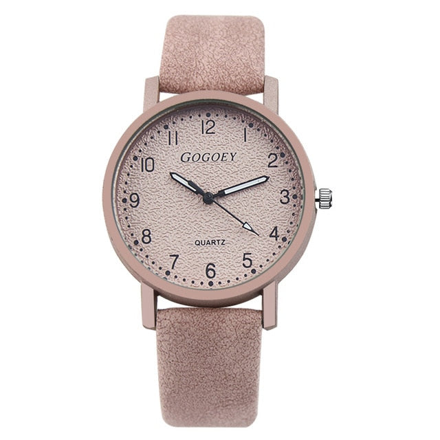 Retro Design Women Watches Leather Band Quartz Wrist Watch Top Brand Luxury Fashion Clock Saat Drop Shipping montre femme