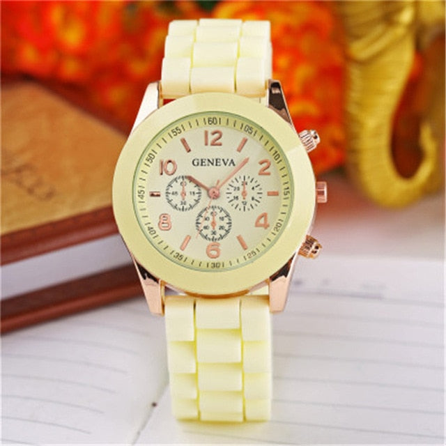 2019 Unisex Silicone Rubber Jelly Gel Quartz Analog Sport Wrist Watch Luxury Valentine Gift Wristwatches Relogio ladies Saat